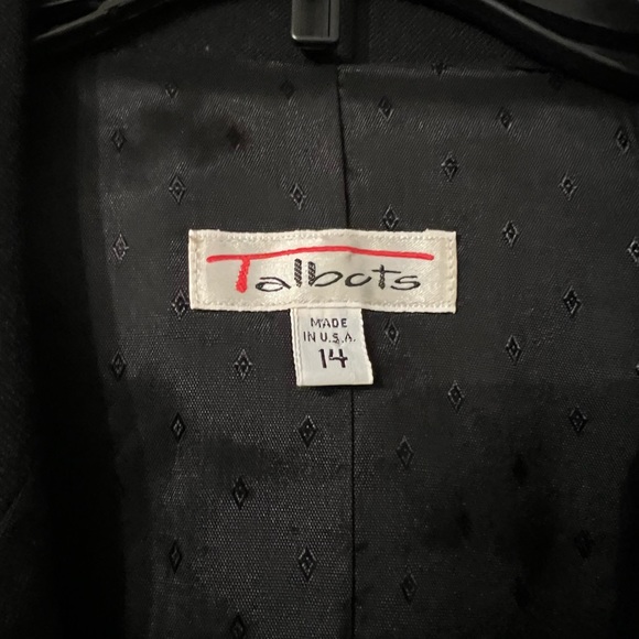 Vintage Talbots Women’s Black Blazer Size 14 - Picture 4 of 4
